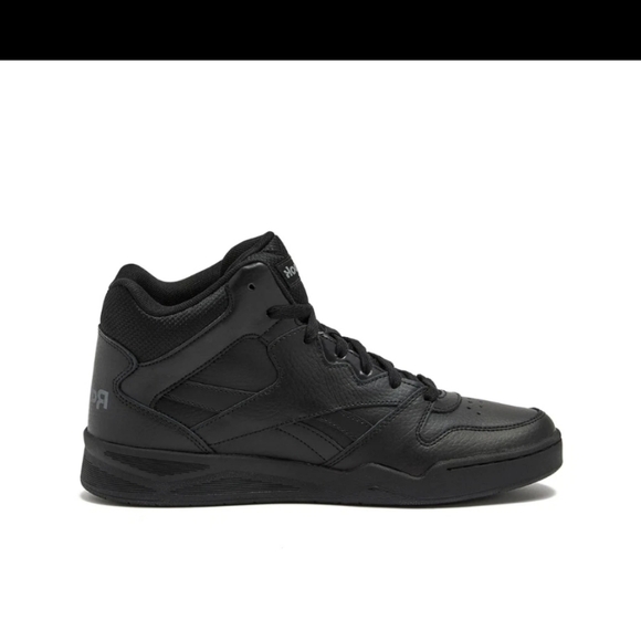 Reebok Royal BB4500 Hi 2 Shoes Leather Basketball Shoes- Black Alloy - Picture 9 of 10